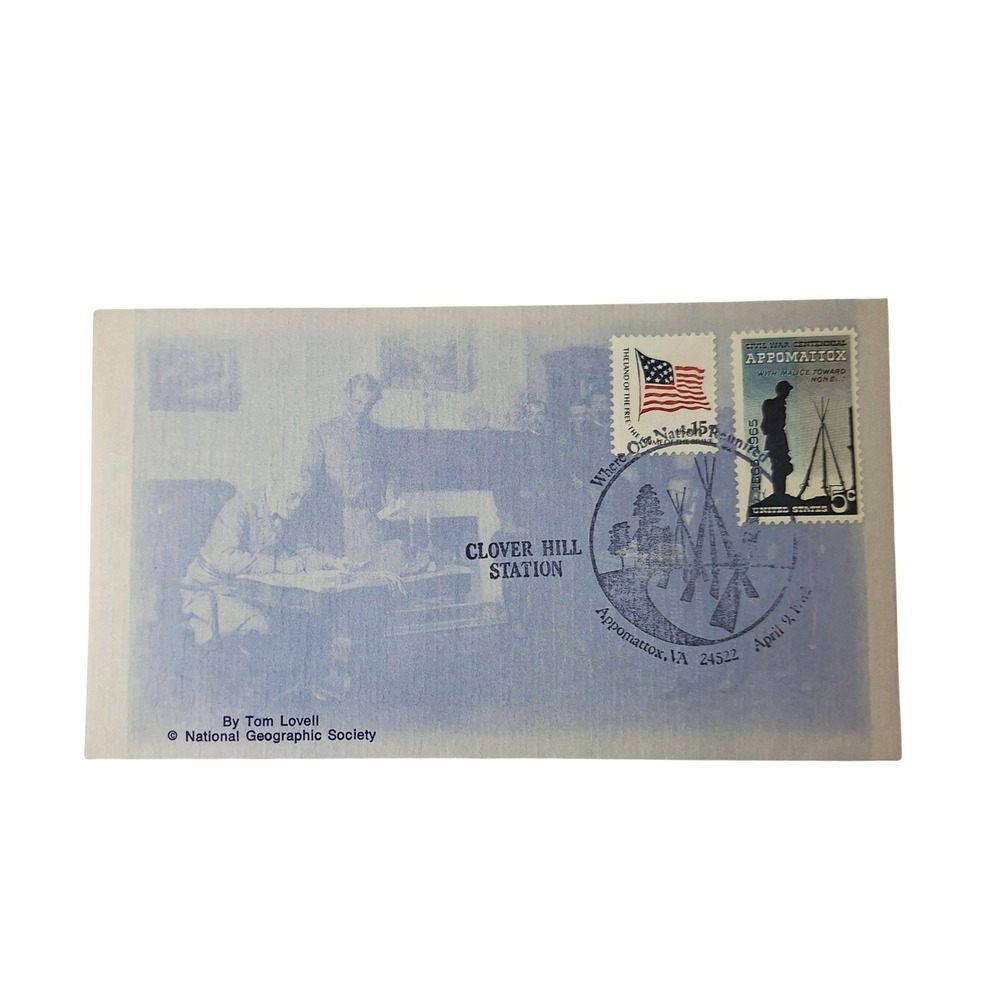 1965 Appomattox Civil War Centennial First‎ Day Tom Lovell National Geographic
